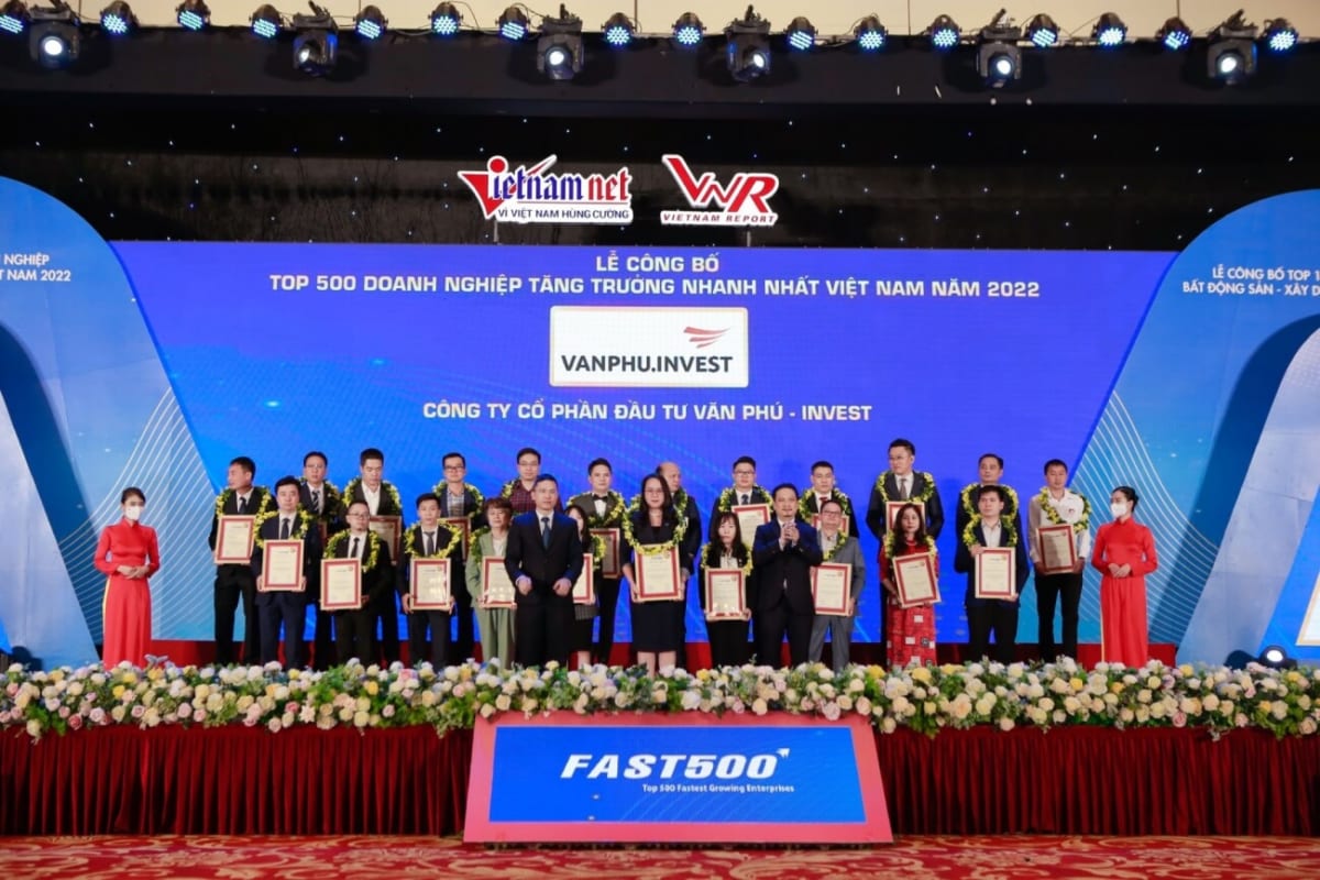 Văn Phú doanh nghiệp tăng trường hàng đầu tại VN