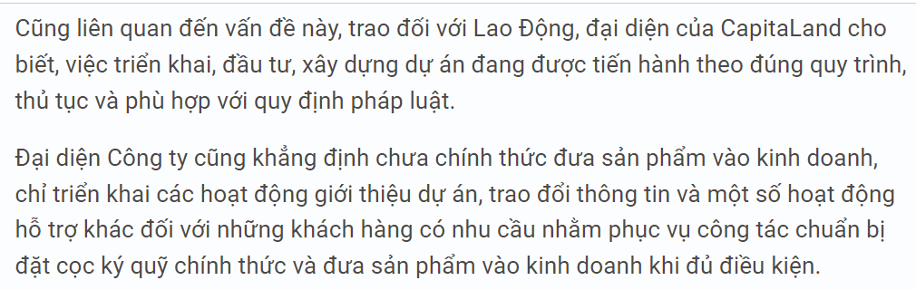 Lời khẳng định của chủ đầu tư Lumi Hanoi