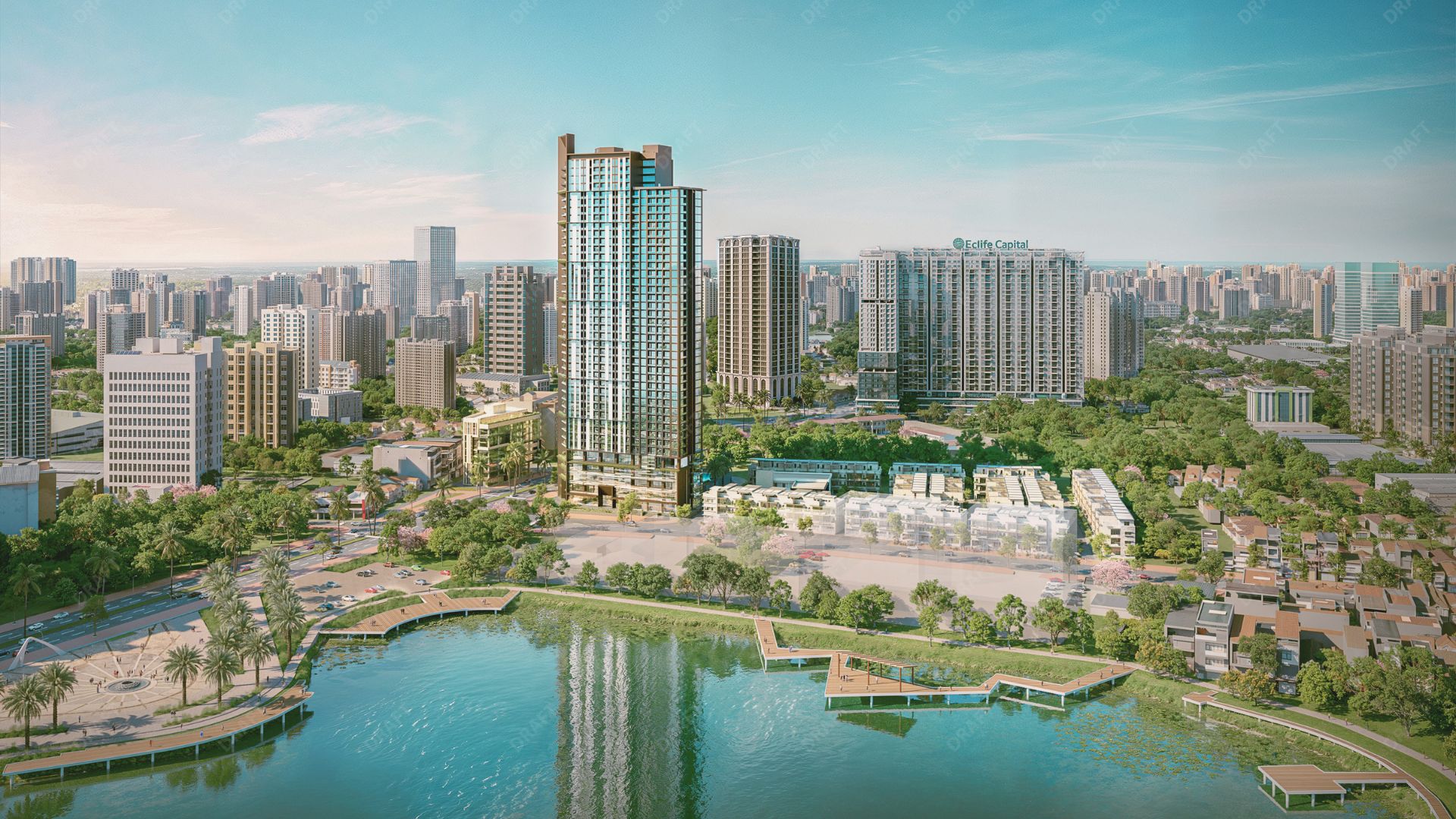 Phối cảnh dự án Iconia Lakeside 